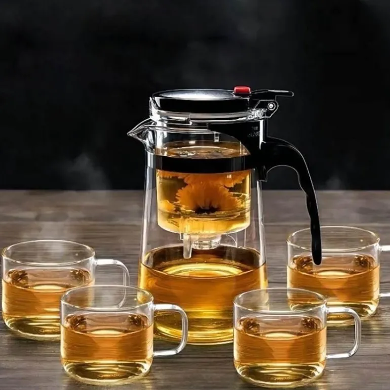 Hitzebeständige Glasteekanne - TeaTime Brew Pot