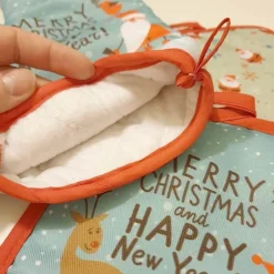 Hitzebeständige Ofenhandschuhe für Weihnachten – Backhandschuhe für die Feiertage