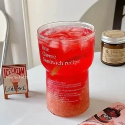 Hitzebeständiger Kaffeebecher aus Glas – vielseitiger Becher für Tee, Milch und Bier