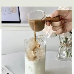 Hitzebeständiger Saftbecher aus Glas – 500 ml, transparentes Trinkgeschirr