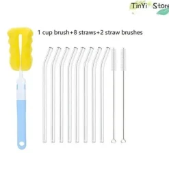 Hitzebeständiger Saftbecher aus Glas – 500 ml, transparentes Trinkgeschirr