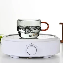 Hitzebeständiges Glasbecher-Set – 200 ml Kaffee-, Tee- und Espressotassen