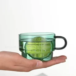 Hitzebeständiges Glasbecher-Set – 200 ml Kaffee-, Tee- und Espressotassen