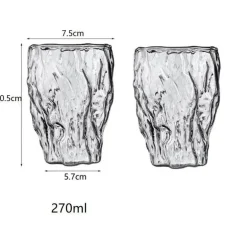 Hitzebeständiges Glasset – Vielseitige Kaffee-, Wein-, Whiskey- und Teegläser