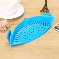 Hitzebeständiges Topfsieb aus Silikon – Abtropfwerkzeug für die Küche