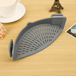 Hitzebeständiges Topfsieb aus Silikon – Abtropfwerkzeug für die Küche