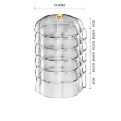 Hitzeschutz-Lebensmittelabdeckung - Stapelbarer Küchenschutz