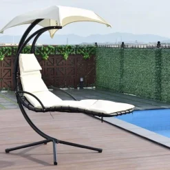 Hängender Chaiselongue-Sessel - Arc Stand Swing Hängematte