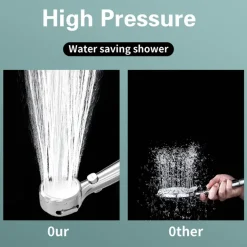 Hochdruck-Duschkopf - Regenduschkopf mit Temperaturanzeige