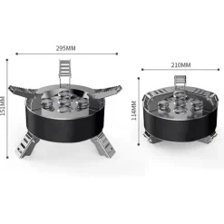 Hocheffizienter Mini-Campingkocher – Tragbarer Outdoor-Kocher