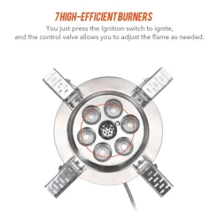 Hocheffizienter Mini-Campingkocher – Tragbarer Outdoor-Kocher