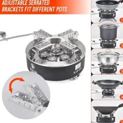 Hocheffizienter Mini-Campingkocher – Tragbarer Outdoor-Kocher