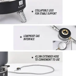 Hocheffizienter Mini-Campingkocher – Tragbarer Outdoor-Kocher