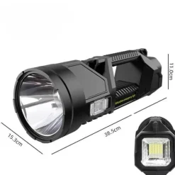 Hochleistungs-LED-Taschenlampe - Multifunktionale Solar-Taschenlampe