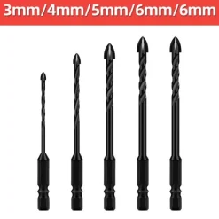 Hochleistungs-Sechskantbohrer-Set – Ultimatives Kreuzbohrer-Werkzeug