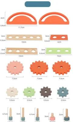 Holzwerkzeug-Spielset – Pädagogisches Werkstatt-Spielset für Kinder