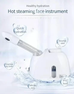 Home Spa Luftbefeuchter Gesichtsdampfer - Entspannender Nebel zur Feuchtigkeitsversorgung der Haut