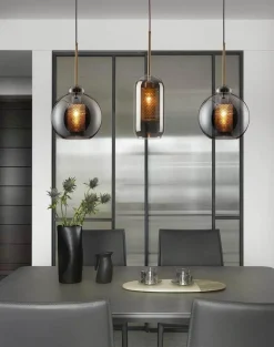 Honeycomb Pendant Light - Elegant Hanging Bulb Fixture