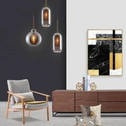 Honeycomb Pendant Light - Elegant Hanging Bulb Fixture