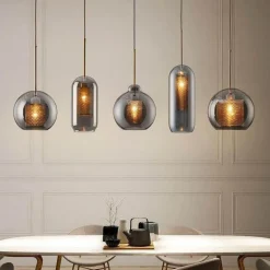 Honeycomb Pendant Light - Elegant Hanging Bulb Fixture