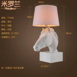 Horse Head Desk Lamp - Unique Equestrian Home Decor