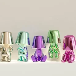 Humanoide Harz-Touch-Lampe - Buntes süßes Nachtlicht