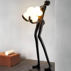 Humanoide Skulptur Stehlampe - Moderne Kunst Design Beleuchtung