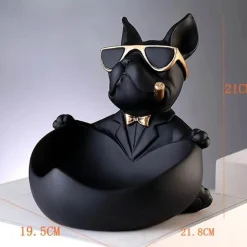 Hundestatue aus Kunstharz – einzigartige Wohndekoration, Skulptur, Geschenk für Hundeliebhaber