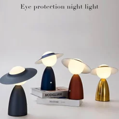 Hut-Tischlampe – Kreative Wohndekorbeleuchtung