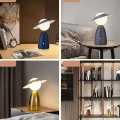 Hut-Tischlampe – Kreative Wohndekorbeleuchtung