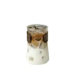 Iced Latte Coffee Tumbler - Vielseitiger Heiß-/Kaltgetränkebecher aus Glas