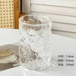 Iced Latte Glas Kaffeetasse - Klarer Saftbecher