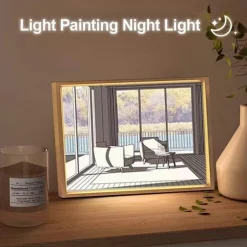 Im Dunkeln leuchtendes Nachtlicht – Leuchtende Wanddekoration