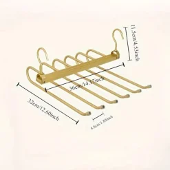 6-in-1 drehbarer Hosenbügel – Platzsparender Hosen-Organizer
