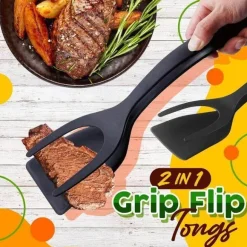 2-in-1 Easy Flip Tong – Multifunktionales Küchenwerkzeug