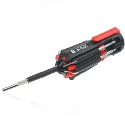 8-in-1 LED-Schraubendreher-Set – Faltbares Multifunktionswerkzeug