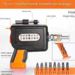16-in-1 Ratchet Screwdriver Set - Multi-Tool Essentials for Repair and DIY