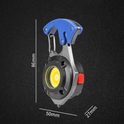 7-in-1 Schlüsselanhängerlicht - Kompakte Camping-Überlebenslampe