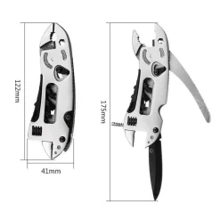 9-in-1 Schlüsselanhänger-Schraubendreher – Multifunktionales Taschenwerkzeug