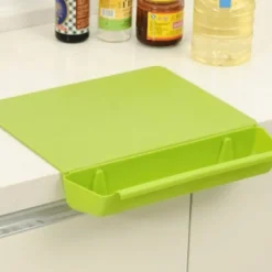 2in1 Schneidebrett mit seitlicher Ablage - Kreatives Küchengerät