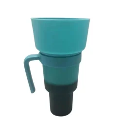 2-in-1 Snack- und Getränkehalter Cup