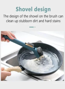 2in1 Spülbürste mit langem Griff
