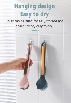 2in1 Spülbürste mit langem Griff