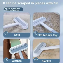 3-in-1 Tierhaarentferner Fensterputzbürste