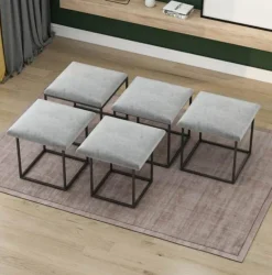 5-in-1 Transformable Space-Saving Chair - Versatile Folding Seat