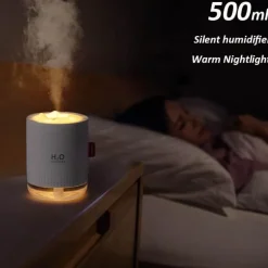 2-in-1 Ultraschall-Luftbefeuchter Nachtlampe - Schlafhilfegerät