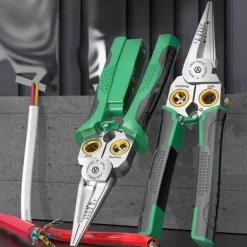 8-in-1 Wire Stripping Pliers - Multi-Tool Electrician Tool