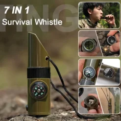 7-in-1-Überlebenswerkzeug – Tragbare Camping-Mehrzweckausrüstung