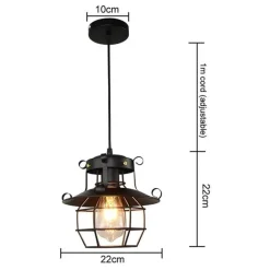 Industrial Retro Loft Ceiling Lamp - Vintage Antique Lighting Fixture