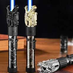 Inferno Dragon Flame Feuerzeug – verstellbare, winddichte Fackel